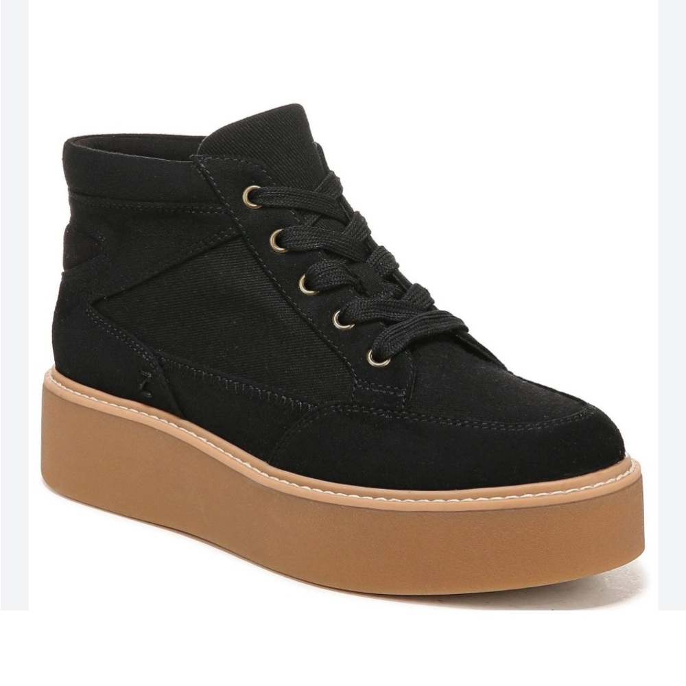 New! Zodiac Siona Platform Sneaker Black Sz 9.5‎ $120